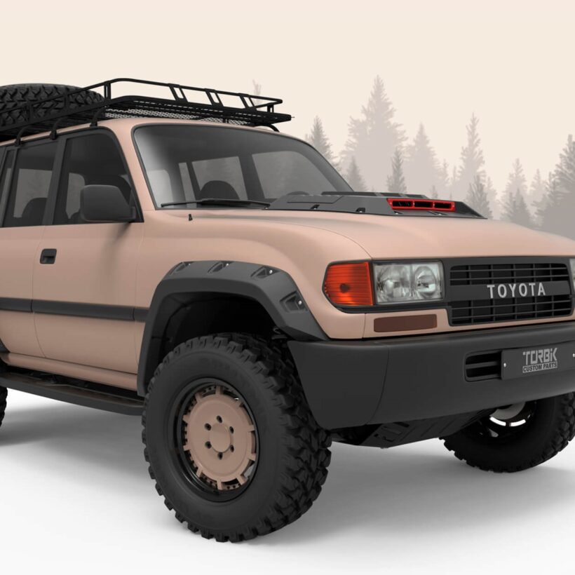 Расширители арок Toyota Land Cruiser 80 – 100мм - Расширители арок - TOYOTA - Toyota Land Cruiser