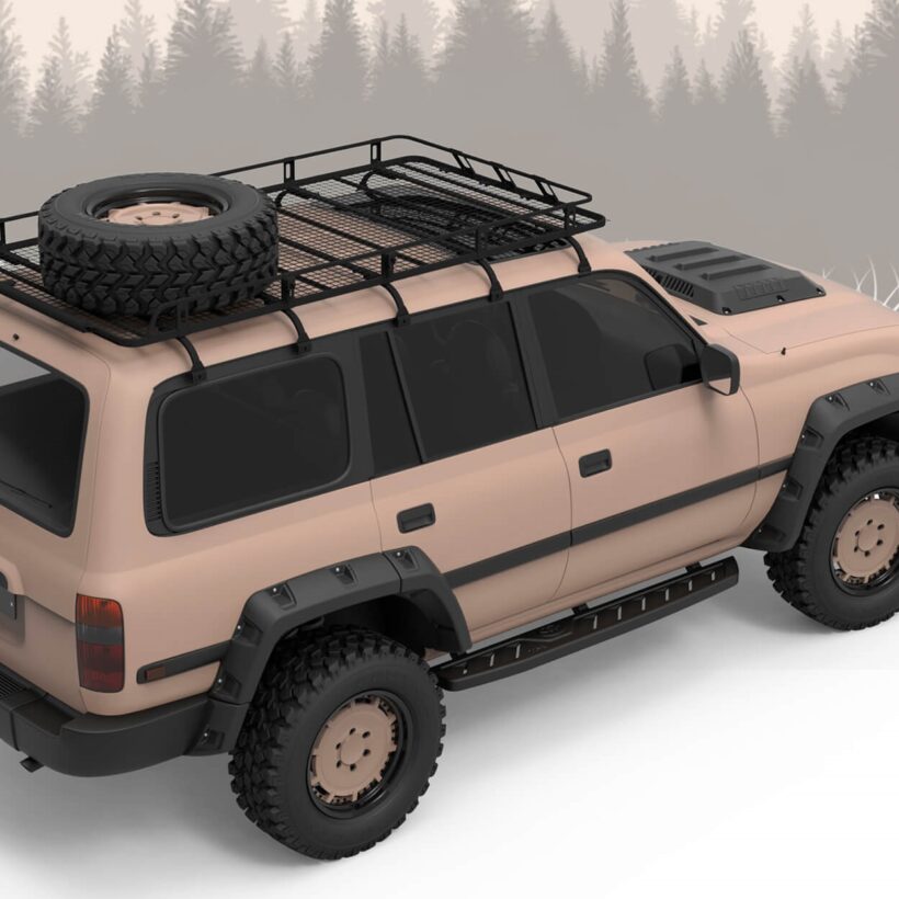 Расширители арок Toyota Land Cruiser 80 – 100мм - Расширители арок - TOYOTA - Toyota Land Cruiser