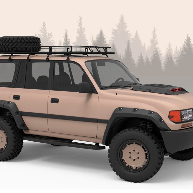 Расширители арок Toyota Land Cruiser 80 – 100мм - Расширители арок - TOYOTA - Toyota Land Cruiser