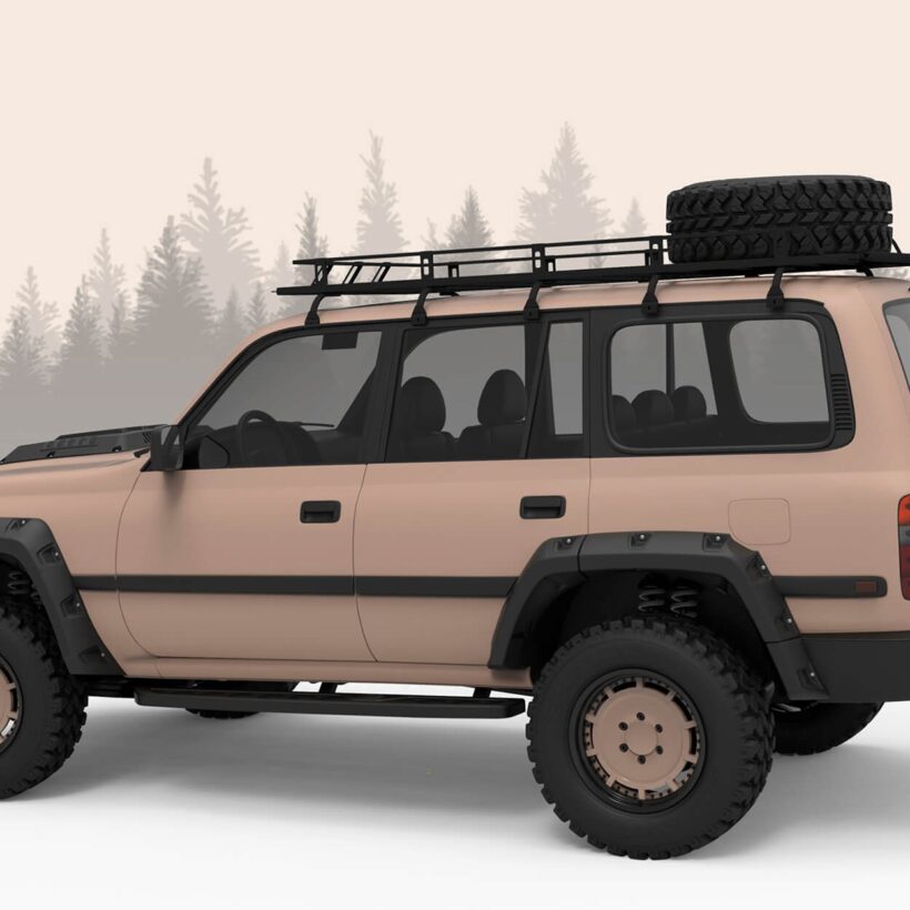 Расширители арок Toyota Land Cruiser 80 – 100мм - Расширители арок - TOYOTA - Toyota Land Cruiser