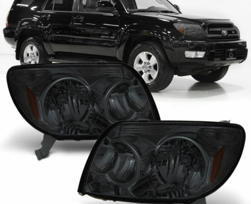 4Runner 03-05 Оптика под галоген, хром дымчатые, комплект - Доп. свет - TOYOTA - Toyota 4Runner