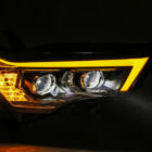 4Runner 14-20 Оптика линзованная, LED ДХО с поворотником, черная, комплект - Доп. свет - TOYOTA - Toyota 4Runner