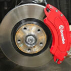 Накладки на суппорты, красные, алюминий, 4 штуки, Brembo лого - Экстерьер - JEEP