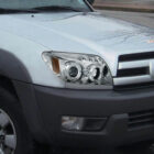 4Runner 03-05 Оптика линзованная, LED ДХО с ангельскими глазками, хром, комплект - Доп. свет - TOYOTA - Toyota 4Runner