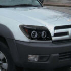 4Runner 03-05 Оптика линзованная, LED ДХО с ангельскими глазками, дымчатая, комплект - Доп. свет - TOYOTA - Toyota 4Runner