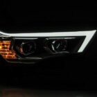 4Runner 14-20 Оптика линзованная, LED ДХО с поворотником, черная, комплект - Доп. свет - TOYOTA - Toyota 4Runner