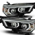 4Runner 14-20 Оптика линзованная, LED ДХО с поворотником, хром, комплект - Доп. свет - TOYOTA - Toyota 4Runner