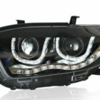 Highlander 07-10 Оптика линзованная, с LED ДХО U-style, комплект - Доп. свет - TOYOTA - Toyota Highlander