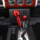FJ Cruiser Ручки переключения КПП и раздатки, красные алюминиевые, взамен штатных - Интерьер - TOYOTA - Toyota FJ Cruiser