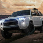 4Runner 14-20 Оптика диодная V2, LED ДХО с последовательным поворотником, черная, комплект - Доп. свет - TOYOTA - Toyota 4Runner