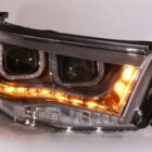 Highlander 14-16 Оптика линзованная, с LED ДХО U-style, комплект - Доп. свет - TOYOTA - Toyota Highlander