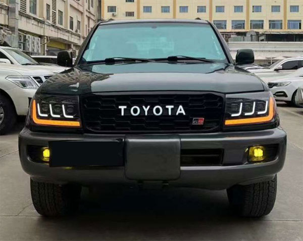 Land Cruiser 100 03-07 Оптика черная DRL - Доп. свет - TOYOTA - Toyota Highlander