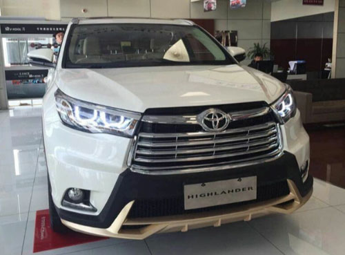 Highlander 14-16 Оптика линзованная, с LED ДХО U-style, комплект - Доп. свет - TOYOTA - Toyota Highlander