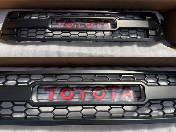 Hilux 2015-2018 Решетка с буквами Toyota - Экстерьер - TOYOTA - Toyota Hilux