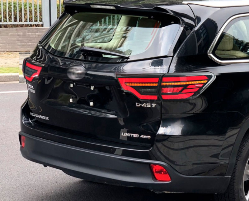Highlander 2014- 2017- Фонари диодные, динамический поворотник, красные, комплект - Доп. свет - TOYOTA - Toyota Highlander