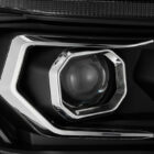 4Runner 10-13 Оптика линзованная V2, LED ДХО с поворотником, черная с хромом, комплект - Доп. свет - TOYOTA - Toyota 4Runner