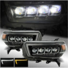 4Runner 10-13 Оптика диодная с LED ДХО V3, черная, комплект - Доп. свет - TOYOTA - Toyota 4Runner