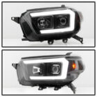 4Runner 10-13 Оптика линзованная, с LED ДХО, черная, комплект - Доп. свет - TOYOTA - Toyota 4Runner