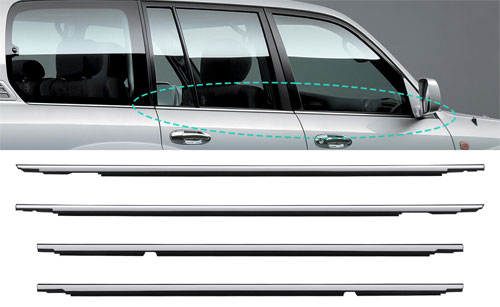 Land Cruiser 100 Молдинги под стекла 4 штуки - Экстерьер - TOYOTA - Toyota Highlander