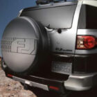 FJ Cruiser 07-14 Чехол на запасное колесо, черный, оригинал - Экстерьер - TOYOTA - Toyota FJ Cruiser