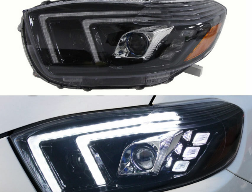 Highlander 2008-2010 Оптика диодная, ходовые огни - Доп. свет - TOYOTA - Toyota Highlander