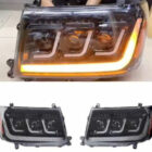 Land Cruiser 100 03-07 Оптика черная DRL - Доп. свет - TOYOTA - Toyota Highlander