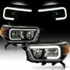 4Runner 10-13 Оптика под галоген, с LED ДХО, черная, комплект - Доп. свет - TOYOTA - Toyota 4Runner