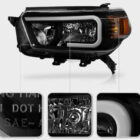 4Runner 10-13 Оптика под галоген, с LED ДХО, черная, комплект - Доп. свет - TOYOTA - Toyota 4Runner