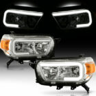 4Runner 10-13 Оптика под галоген, с LED ДХО, хром, комплект - Доп. свет - TOYOTA - Toyota 4Runner