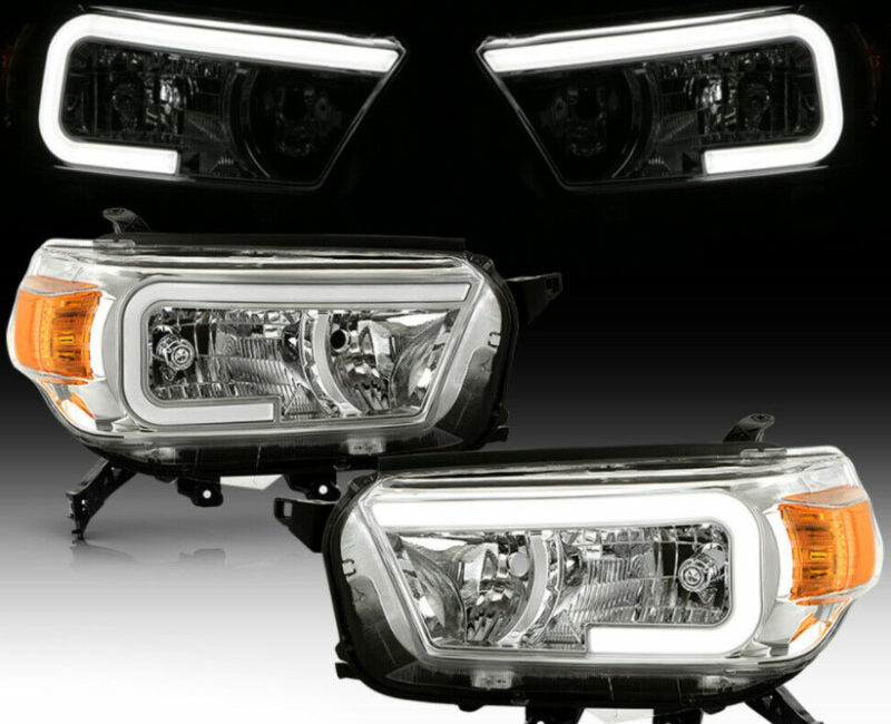 4Runner 10-13 Оптика под галоген, с LED ДХО, хром, комплект - Доп. свет - TOYOTA - Toyota 4Runner