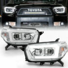 4Runner 10-13 Оптика линзованная, с LED ДХО, хром, комплект - Доп. свет - TOYOTA - Toyota 4Runner