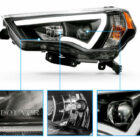 4Runner 14-20 Оптика линзованная, с LED ДХО, черная, комплект - Доп. свет - TOYOTA - Toyota 4Runner