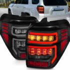 4Runner 14-20 Фонари диодные, черные с белыми трубками, комплект - Доп. свет - TOYOTA - Toyota 4Runner