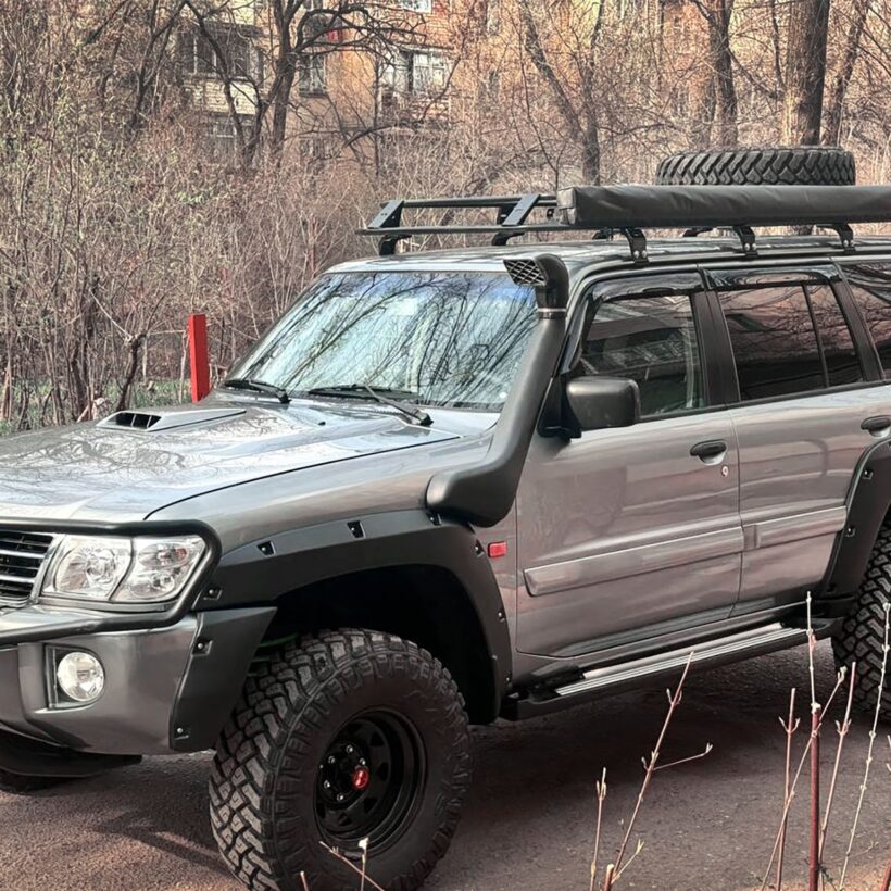 Расширители арок Nissan Patrol 55мм с накладками на передний и задний бампера - Расширители арок - NISSAN - Nissan Patrol