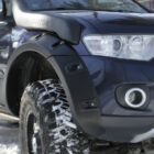 Расширители колесных арок Mitsubishi Pajero Sport 2008-2012 под болты, шагрень - Расширители арок - MITSUBISHI - Mitsubishi Pajero Sport