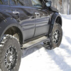Расширители колесных арок Mitsubishi Pajero Sport 2008-2012 под болты, шагрень - Расширители арок - MITSUBISHI - Mitsubishi Pajero Sport