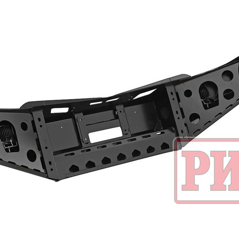 Бампер РИФ силовой передний Mitsubishi L200 2005-2015/Pajero Sport 2009-2015 с доп. фарами и защ. бачка омывателя - Силовые бамперы - MITSUBISHI - Mitsubishi L200