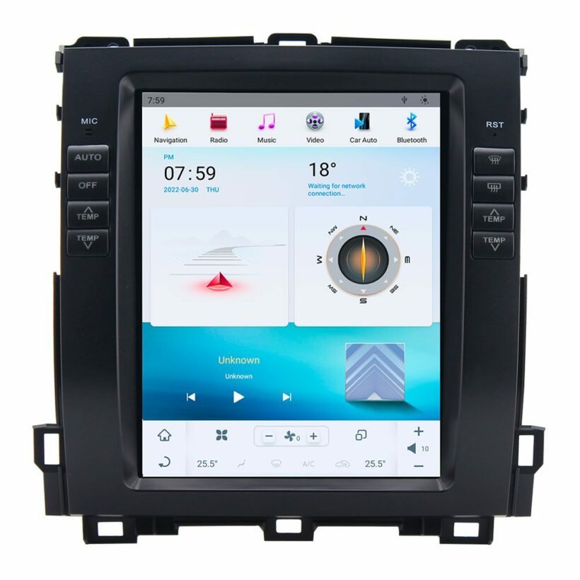 Магнитола для Toyota Land Cruiser Prado 120 (2002-2009) MegaZvuk ZF-1116H Экран 10,4″ - Интерьер - TOYOTA - Toyota Land Cruiser Prado
