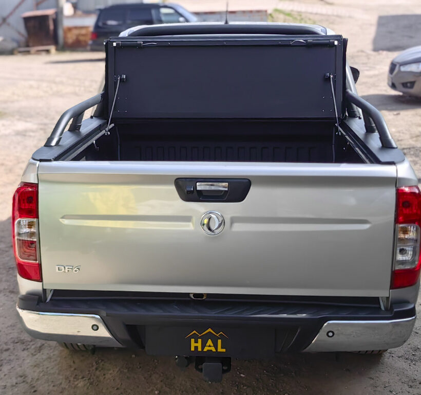 Крышка HAL 4-х секционная STANDART DongFeng DF6 под круглую дугу - Крышки и тенты кузова - DongFeng - DongFeng DF6