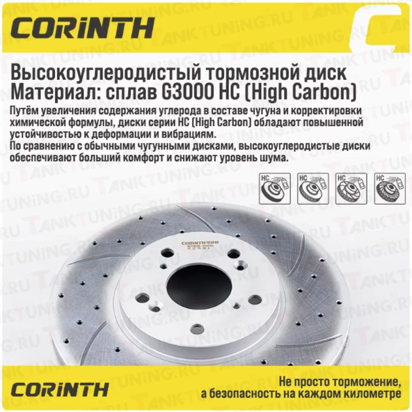 Тормозные диски Corinth для Tank 300 передние - Тормозные системы - TANK - TANK 300