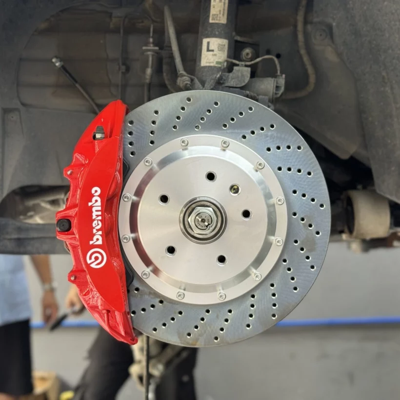 Усиленная 6ти поршневая тормозная система Brembo CTSV для BMW X6 передняя ось от R18 - Тормозные системы - BMW - BMW X6