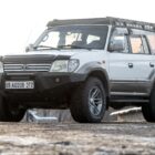 Багажник экспедиционный Toyota Land Cruiser Prado 95 ШТОРКА дальний, рабочий свет - Багажники