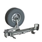 Бампер задний Toyota Land Cruiser Prado 95 калитка справа, под ПТФ - Силовые бамперы - TOYOTA - Toyota Land Cruiser Prado