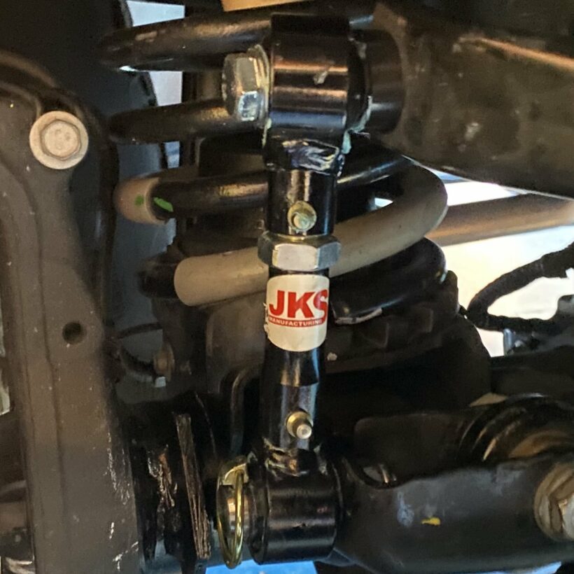 Wrangler JL Стойки стабилизатора переднего JKS размыкаемые/регулируемые 2.5-6