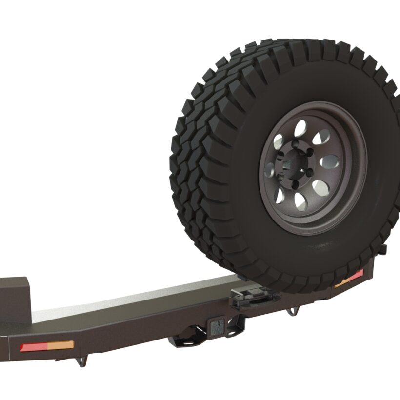 Бампер задний Toyota Land Cruiser Prado 95 калитка справа, фонари - Силовые бамперы - TOYOTA - Toyota Land Cruiser Prado
