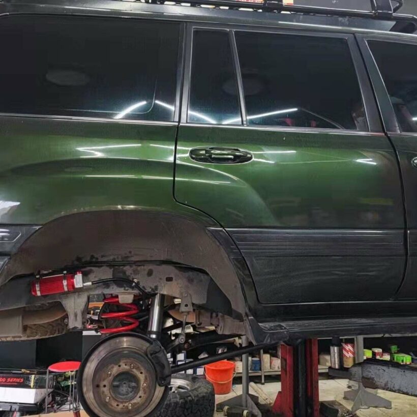 Toyota Land Cruiser 100 лифт-комплект регулируемой подвески +2